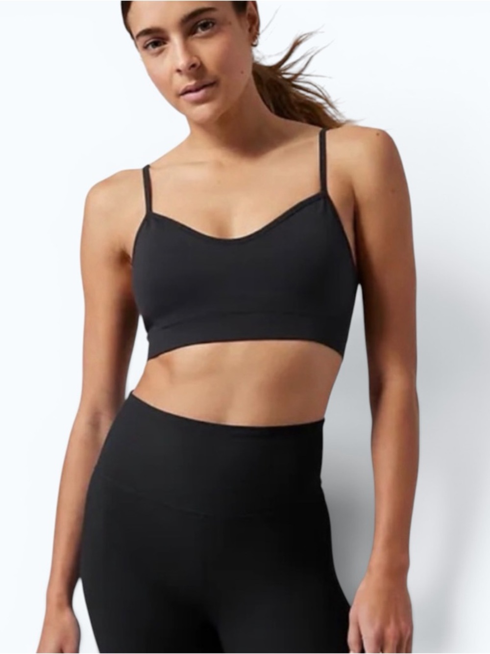 NWT Athleta Black Renew Bra A-C, Size A-C, MSRP $49